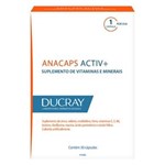 Ficha técnica e caractérísticas do produto Anacaps Activ+ Ducray - Suplemento de Vitaminas e Minerais 30 Caps - Sem Sabor - 30 Cápsulas
