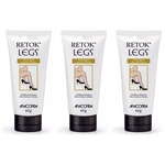 Ficha técnica e caractérísticas do produto Anaconda Retok Legs Maquiagem P Pernas Claro 60G Kit Com 3