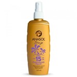 Ficha técnica e caractérísticas do produto Anasol Bronze Oleo Bronzeador Fps 15 Spray 125Ml