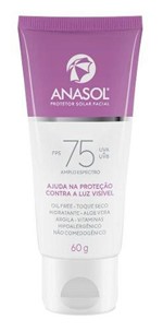 Anasol Fps 75 Protetor Facial Toque Seco com Argila Orgânica - Dahuer