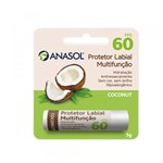 Ficha técnica e caractérísticas do produto Anasol Protetor Solar Labial FPS 60 Coconut Côco 5 G