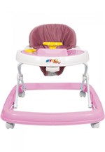 Ficha técnica e caractérísticas do produto Andador Infantil Bebê - Rosa - Styll Baby