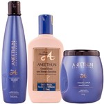 Ficha técnica e caractérísticas do produto Aneethun Linha a Kit Shampoo + Creme de Silicone + Máscara