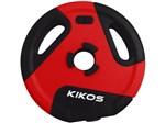 Ficha técnica e caractérísticas do produto Anilha 1kg Preto e Vermelho Kikos - Style