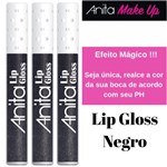 Ficha técnica e caractérísticas do produto 3 Anita Batom Lip Gloss Negro 4ml - 9059 - Efeito Mágico !!!
