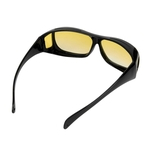 Ficha técnica e caractérísticas do produto Anti Glaring visão do motorista UV 400 Noite de condução Glasse Goggles para a mulher Homem