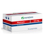 Ficha técnica e caractérísticas do produto Anti-inflamatório Maxicam - 0,5 Mg - Ouro Fino