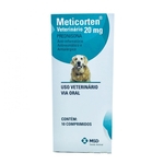 Ficha técnica e caractérísticas do produto Anti-Inflamatório MSD Meticorten Vet 20mg - 10 Comprimidos