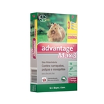 Ficha técnica e caractérísticas do produto Anti Pulgas Advantage Max 3 Cães Até 4kg Com 3 Pipetas