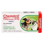Ficha técnica e caractérísticas do produto Antibiótico Chemitril Chemitec 50mg C/ 10 Comprimidos