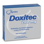 Ficha técnica e caractérísticas do produto Antibiótico Syntec Doxitec 200 mg 16 Comprimidos