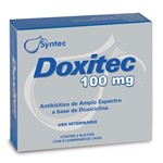 Ficha técnica e caractérísticas do produto Antibiótico Syntec Doxitec 100 Mg 16 Comprimidos