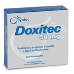 Ficha técnica e caractérísticas do produto Antibiótico Syntec Doxitec 50 mg 16 Comprimidos