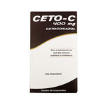 Ficha técnica e caractérísticas do produto Antifúngico Cepav Ceto-C De 400Mg Com 20 Comprimidos