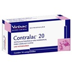 Ficha técnica e caractérísticas do produto Antigalactogênico Virbac Contralac 20 com 16 Comprimidos