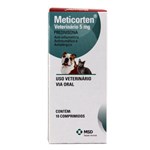 Ficha técnica e caractérísticas do produto AntiInflamatório Msd Meticorten Vet de 10 Comprimidos 5 Mg