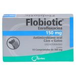 Ficha técnica e caractérísticas do produto Antimicrobiano Oral Syntec Flobiotic Comprimidos Pet 150Mg