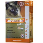 Ficha técnica e caractérísticas do produto Antipulgas Advocate para Gatos Até 4kg (0,4ml) - Bayer