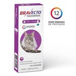Ficha técnica e caractérísticas do produto Antipulgas Bravecto Transdermal 500mg Gatos 6,25 a 12,5kg