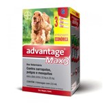 Ficha técnica e caractérísticas do produto Antipulgas e Carrapatos Advantage Max 3 Bayer M Cães 10-25kg