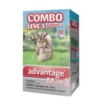 Ficha técnica e caractérísticas do produto Antipulgas e Carrapatos Bayer Advantage MAX3 para Cães de 4 a 10 Kg Combo