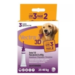 Ficha técnica e caractérísticas do produto Antipulgas e Carrapatos Ceva Vectra 3D para Cães de 25 a 40 Kg 3 Pipetas