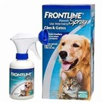Ficha técnica e caractérísticas do produto Antipulgas e Carrapatos Frontline Spray 250 ML para Cães e Gatos - Merial