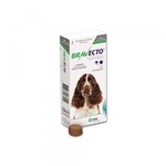 Ficha técnica e caractérísticas do produto Antipulgas e Carrapatos MSD Bravecto para Cães de 10 a 20 Kg - 1 Comprimido