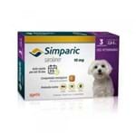 Ficha técnica e caractérísticas do produto Antipulgas Zoetis Simparic 10 Mg para Cães 2,6 a 5 Kg - 3 Comprimidos