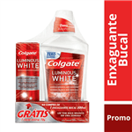 Ficha técnica e caractérísticas do produto Antisséptico Bucal Colgate Luminous White 500ml Grátis Creme Dental Colgate Luminous White 70g