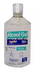 Ficha técnica e caractérísticas do produto Antissepticol em Gel 70% 500ml - Jugatha