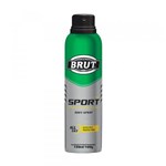 Antitranspirante Desodorante Masculino Brut Sport Alcoólico 150ml - Kit C/12 Und.