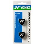 Ficha técnica e caractérísticas do produto Antivibrador Yonex Logo Preto com 02 Unidades