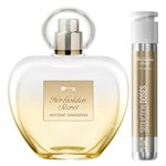 Ficha técnica e caractérísticas do produto Antonio Banderas Her Golden Secret Kit - Perfume Feminino 80ml EDT + Perfume Feminino Dose 30ml EDT