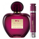 Ficha técnica e caractérísticas do produto Antonio Banderas Her Secret Temptation Kit - Perfume Feminino 80ml EDT + Perfume Feminino Dose 30ml EDT
