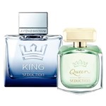 Ficha técnica e caractérísticas do produto Antonio Banderas King Of Seduction & Queen Of Seduction Kit - Perfume Masculino + Perfume Feminino K