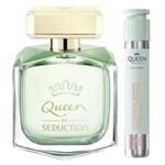 Ficha técnica e caractérísticas do produto Antonio Banderas Queen Of Seduction Kit - Perfume Feminino 80ml EDT + Perfume Feminino Dose 30ml EDT Kit