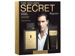 Ficha técnica e caractérísticas do produto Antonio Banderas The Golden Secret Perfume - Masculino Eau de Toilette 100ml + Pós Barba 100ml