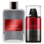 Ficha técnica e caractérísticas do produto Antonio Banderas The Secret Temptation Kit - Perfume Masculino 200ml EDT + Body Spray 250ml