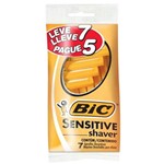 Ficha técnica e caractérísticas do produto Aparelho de Barbear BIC Sensitive Leve 7 Pague 5 Descartável