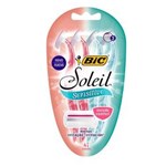 Ficha técnica e caractérísticas do produto Aparelho de Barbear Bic Soleil Sensitive com 4 Unidades