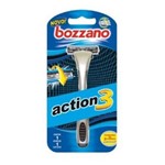 Ficha técnica e caractérísticas do produto Aparelho de Barbear Bozzano Action3 Recarregável