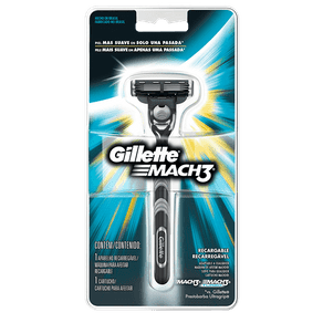 Ficha técnica e caractérísticas do produto Aparelho de Barbear Gillette Mach3 + 1 Cartucho