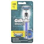 Ficha técnica e caractérísticas do produto Aparelho de Barbear Gillette Mach3 Acqua-Grip + 2 Cargas, Gillette