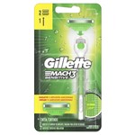 Ficha técnica e caractérísticas do produto Aparelho de Barbear Gillette Mach3 Acqua-Grip Sensitive + 2 Cargas