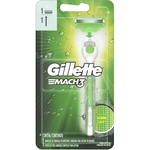 Ficha técnica e caractérísticas do produto Aparelho De Barbear Gillette Mach3 Sensitive Acqua Grip