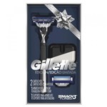 Ficha técnica e caractérísticas do produto Aparelho de Barbear Gillette Mach 3 Turbo Edição Especial + 2 Cargas + Suporte