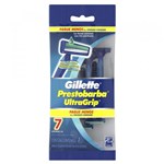 Ficha técnica e caractérísticas do produto Aparelho de Barbear Gillette Prestobarba 2 UltraGrip C/7 Unidades