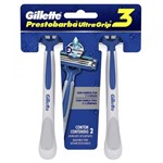 Ficha técnica e caractérísticas do produto Aparelho de Barbear Gillette Prestobarba Ultragrip 3 C/ 2 Unidades