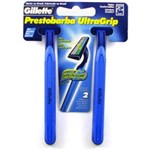 Ficha técnica e caractérísticas do produto Aparelho de Barbear Gillette Prestobarba Ultragrip C/ 2 Unidades